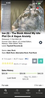 (Category: ) located in . Submitted by cosmicrayscomicsrecords (Listing ID 1384323448, Image 1). Description: .