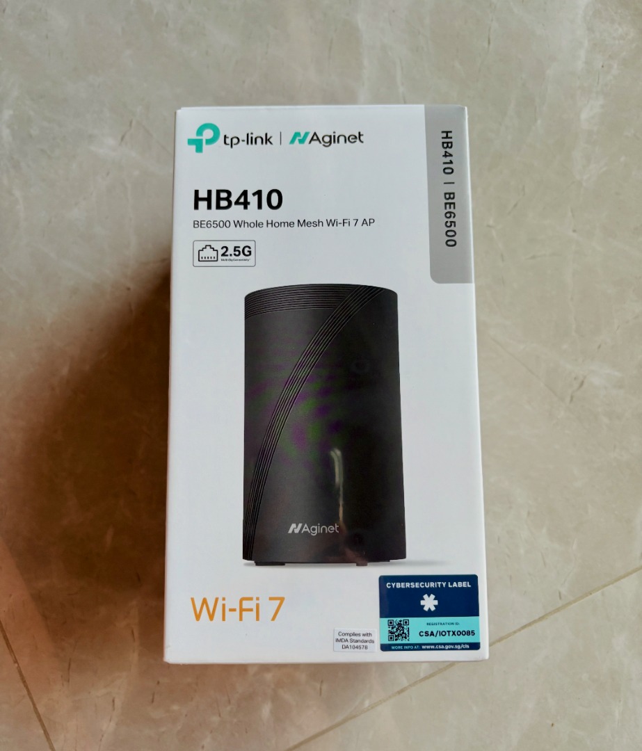 TP-Link Aginet HB410 Wi-Fi 7 Mesh Router, Computers & Tech, Parts ...