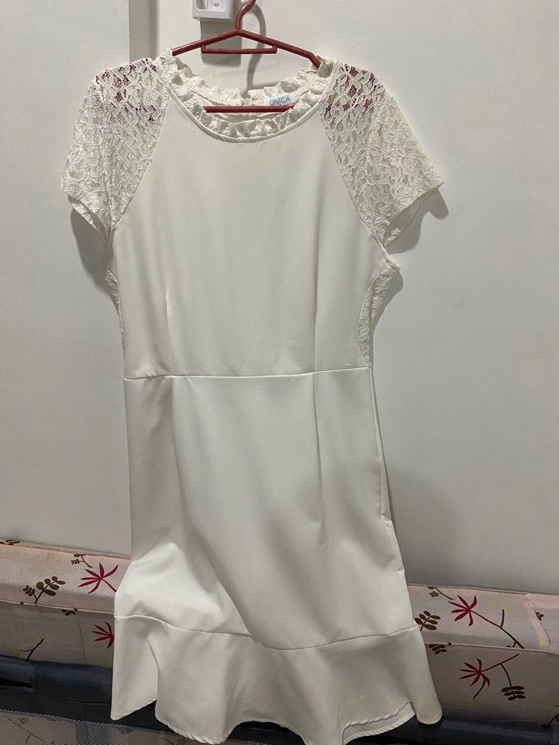 Unica white dress large (Category: Dresses) located in Antipolo. Submitted by misschaaaar (Listing ID 1384400339, Image 2). Description: .