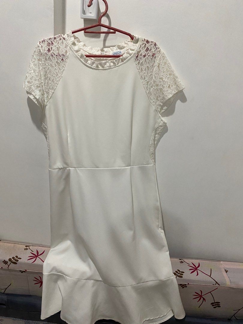 Unica white dress large (Category: Dresses) located in Antipolo. Submitted by misschaaaar (Listing ID 1384400339, Image 1). Description: .