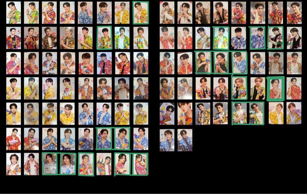wts/wtt) gmmtv boys songkran cc collectible card dunk kristsingto