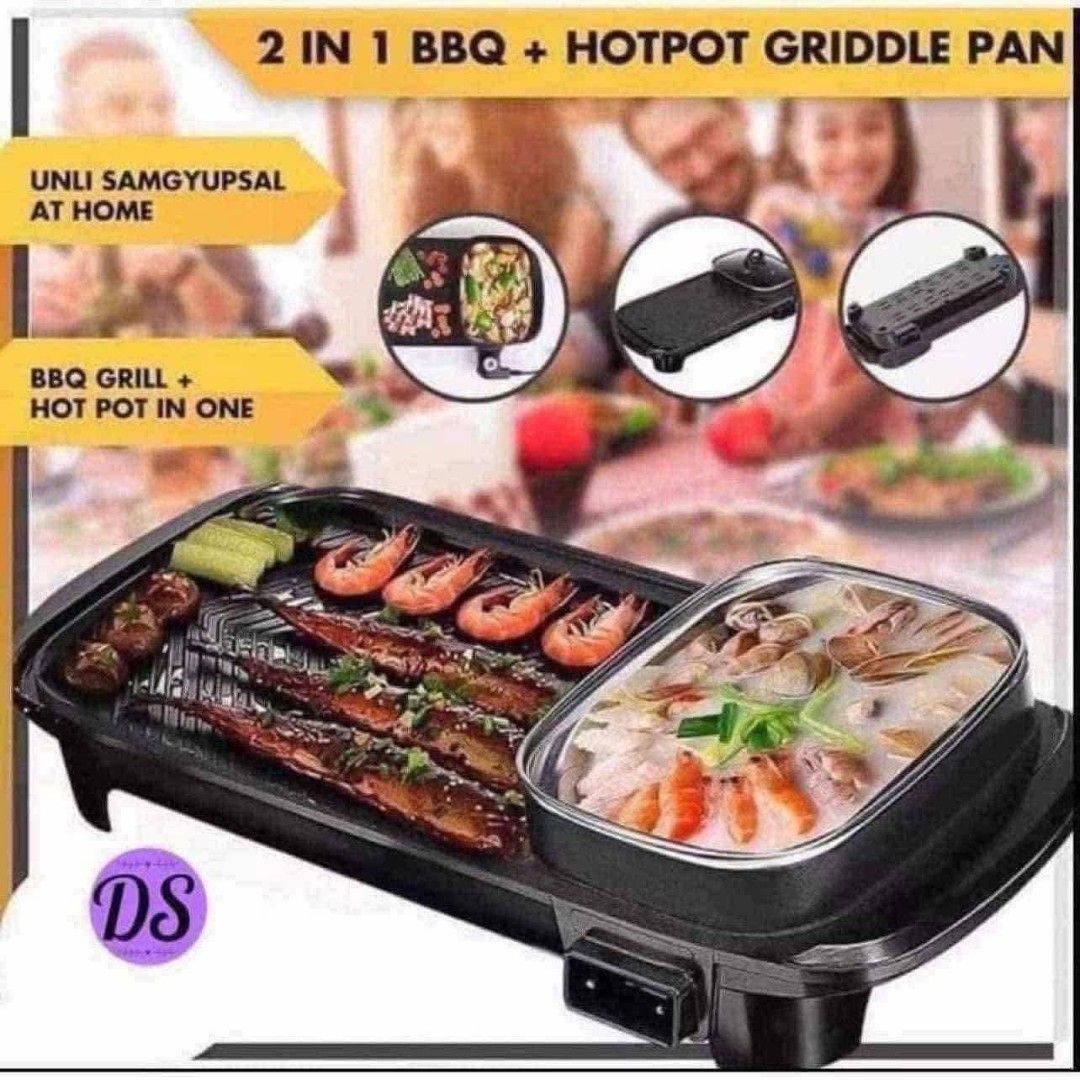 2 in 1 BBQ + Hotpot Grill Pan (Category: BBQ, Grills & Hotpots) located in Manila. Submitted by onlineshoppersph (Listing ID 1387794614, Image 2). Description: Cash On Deliver - Metro Manila - Delivery Fee/Handling Fee shouldered by BUYERS - DF/HF depends on BUYERS Location LALAMOVE PICK UP - Cash on Deliver - Metro Manila & Nearby DELIVER THRU COURIER, CARGO & BUS - Provincial Buyers - Payment 1st Thank You.