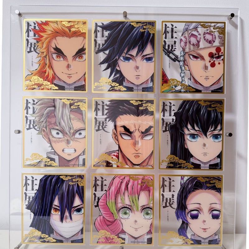 全9種セット 鬼滅の刃 柱展 ランダムミニクリア色紙　柱全員 鬼滅の刃 柱展 ランダムミニクリア色紙 未開封品2枚セット ランダム18