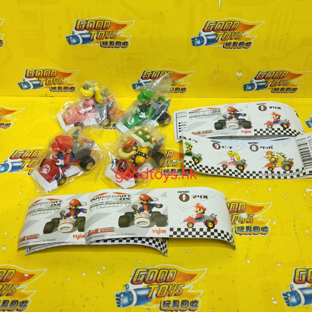全新 YUJIN SUPER MARIO BROS MARIOKART RACING COLLECTION 超級瑪利奧 孖寶兄弟 孖寶賽車 扭 ...