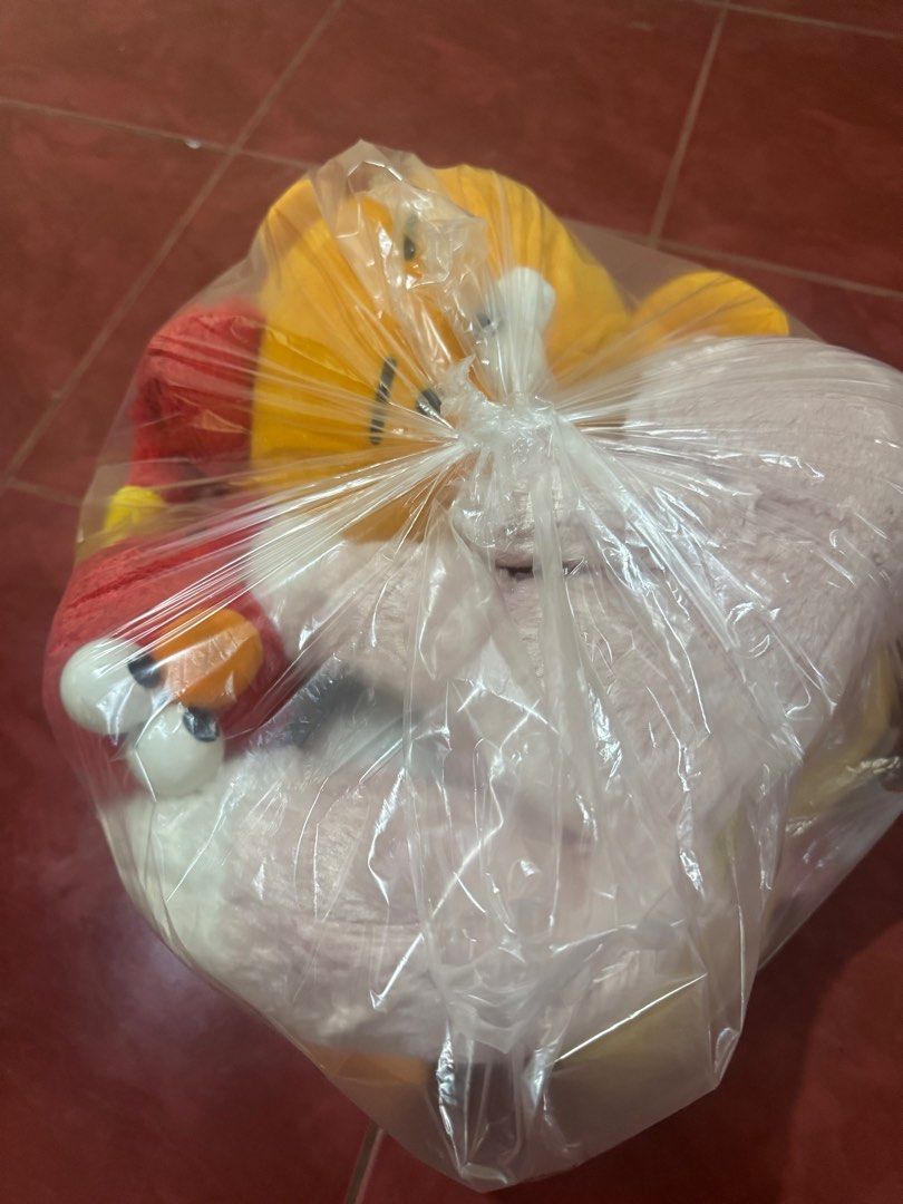 assorted stuffed toys (Category: Plushies & Soft Toys) located in Lingayen. Submitted by lux_thrift (Listing ID 1387748222, Image 1). Description: 11 pcs stuffed toys plus 1 elmo battery operated from Hongkong box.