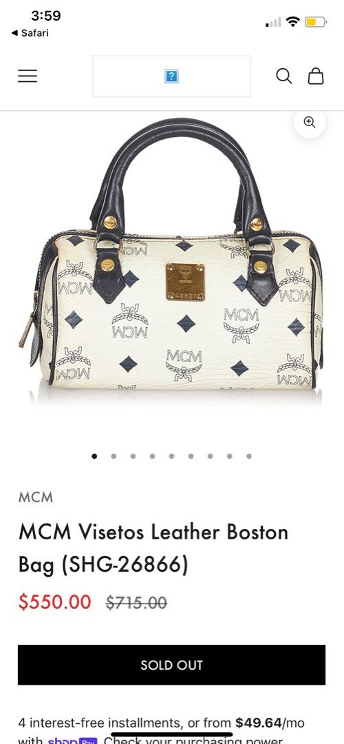 Authentic mcm germany (Category: Luxury Bags & Wallets) located in Mambajao. Submitted by ckali (Listing ID 1387822501, Image 1). Description: Japan source No major issue whit orig dust bag.