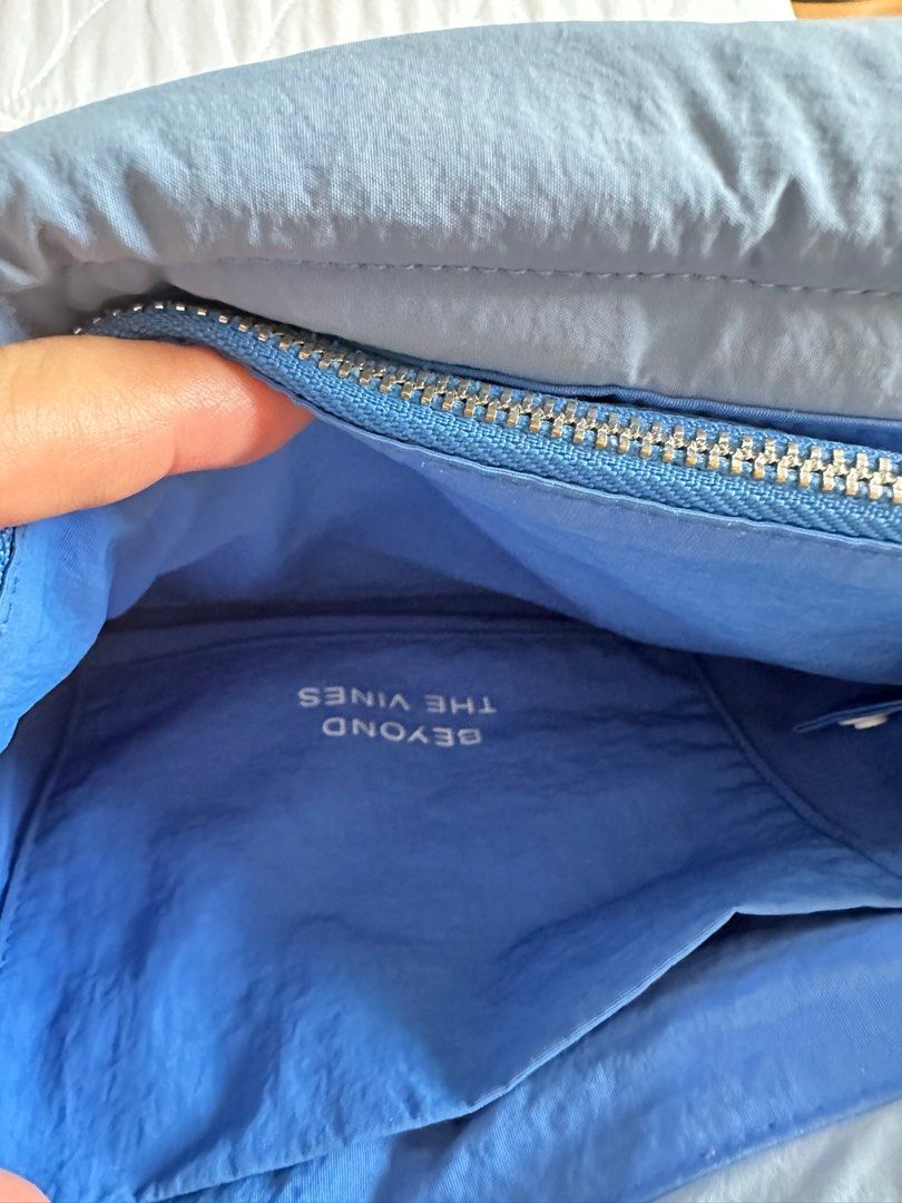 BTV puffy bag in periwinkle color (Category: Shoulder Bags) located in Quezon City. Submitted by chicboss (Listing ID 1387752133, Image 2). Description: Guaranteed authentic. Rfs: decluttering.