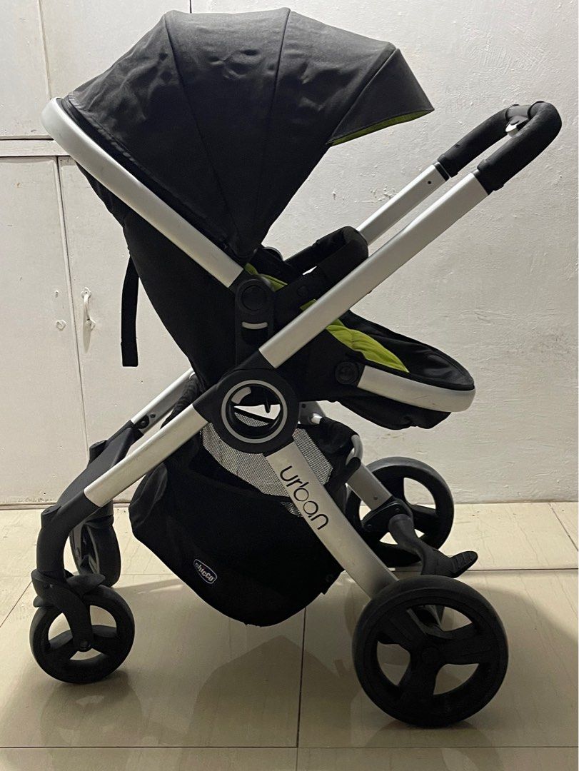 Chicco Urban Baby Stroller (Category: Strollers) located in Manila. Submitted by snkrndmr (Listing ID 1385575642, Image 1). Description: -2nd hand but slight used (brandnew is 24,000 pesos) - Extra purple hardware brand new -Good for infant up to 4 yrs old or up. -Light weight for its built. -Very durable, all original parts. -Search Chicco Urban Pushchair Stroller to appreciate..