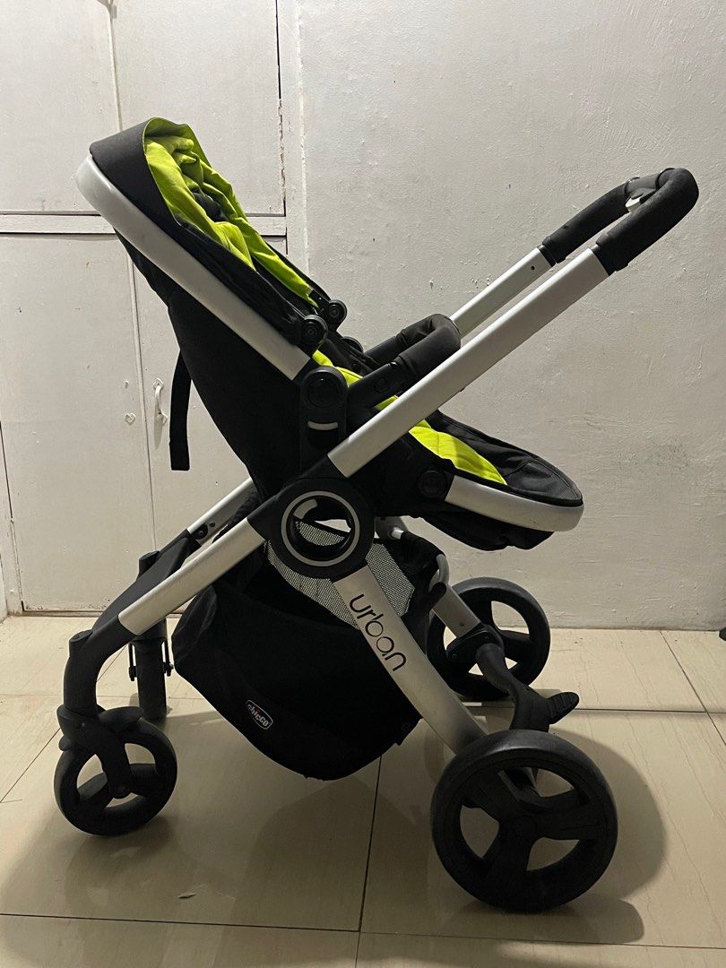 Chicco Urban Baby Stroller (Category: Strollers) located in Manila. Submitted by snkrndmr (Listing ID 1385575642, Image 2). Description: -2nd hand but slight used (brandnew is 24,000 pesos) - Extra purple hardware brand new -Good for infant up to 4 yrs old or up. -Light weight for its built. -Very durable, all original parts. -Search Chicco Urban Pushchair Stroller to appreciate..
