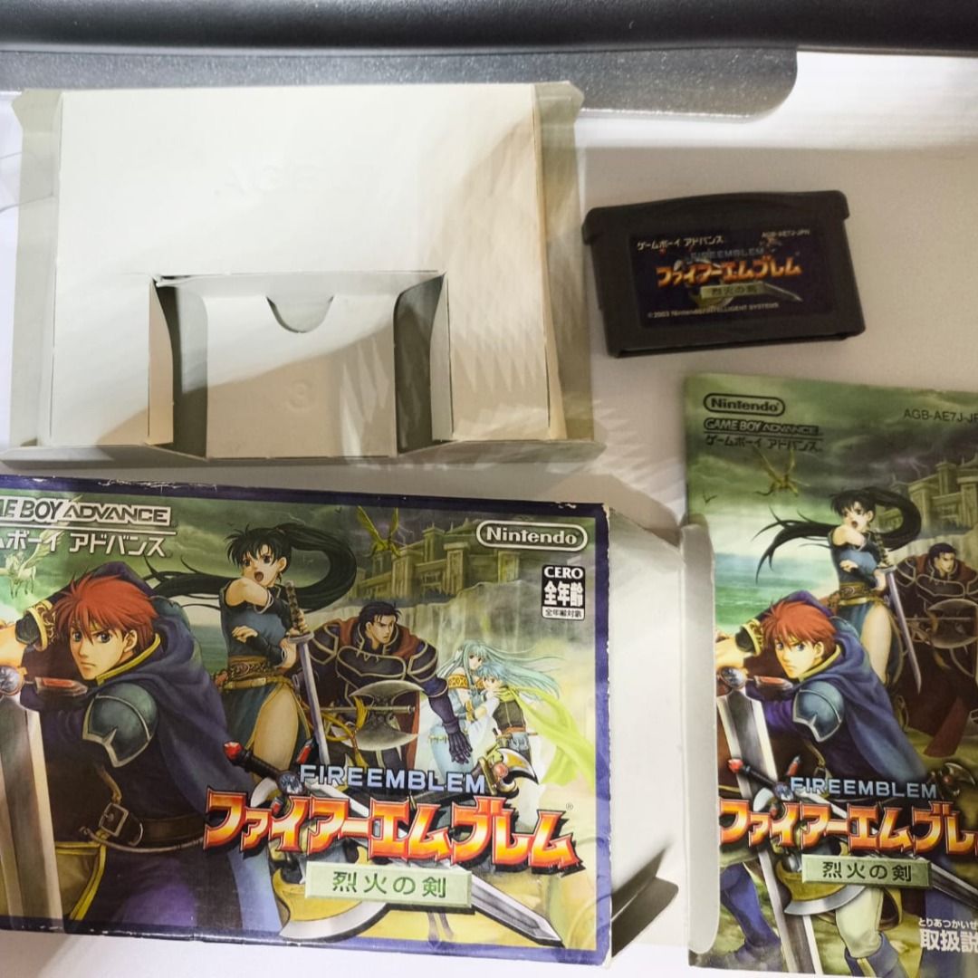 CIB Fire Emblem 7: The Blazing Blade (GBA) Japanese, Video Gaming
