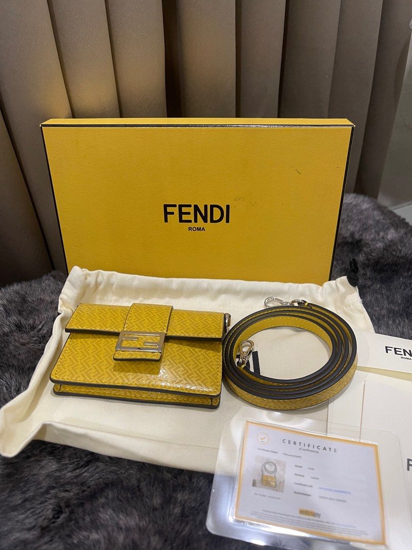 Fendi Micro Sling Woc (Category: Luxury Bags & Wallets) located in Quezon City. Submitted by theluxurycityph. (Listing ID 1387786916, Image 1). Description: Fendi Micro Sling Woc Box, dustbag, Booklet Entrupy We are delighted to let you know that we are now accepting Credit Cards, Debit Cards, and Mobile Payment Apps. Shopping just got easier! 💛 Buy Now Pay Later 3 Months 0% Interest Installment for BDO Cards *additional 5% bank fee 💛 — we acce