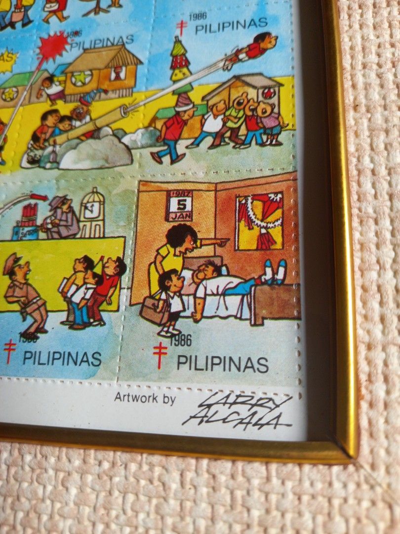 Larry Alcala stamp (Category: Stamps & Prints) located in Muntinlupa City. Submitted by voltlovebird (Listing ID 1387901522, Image 2). Description: sale plus sf....