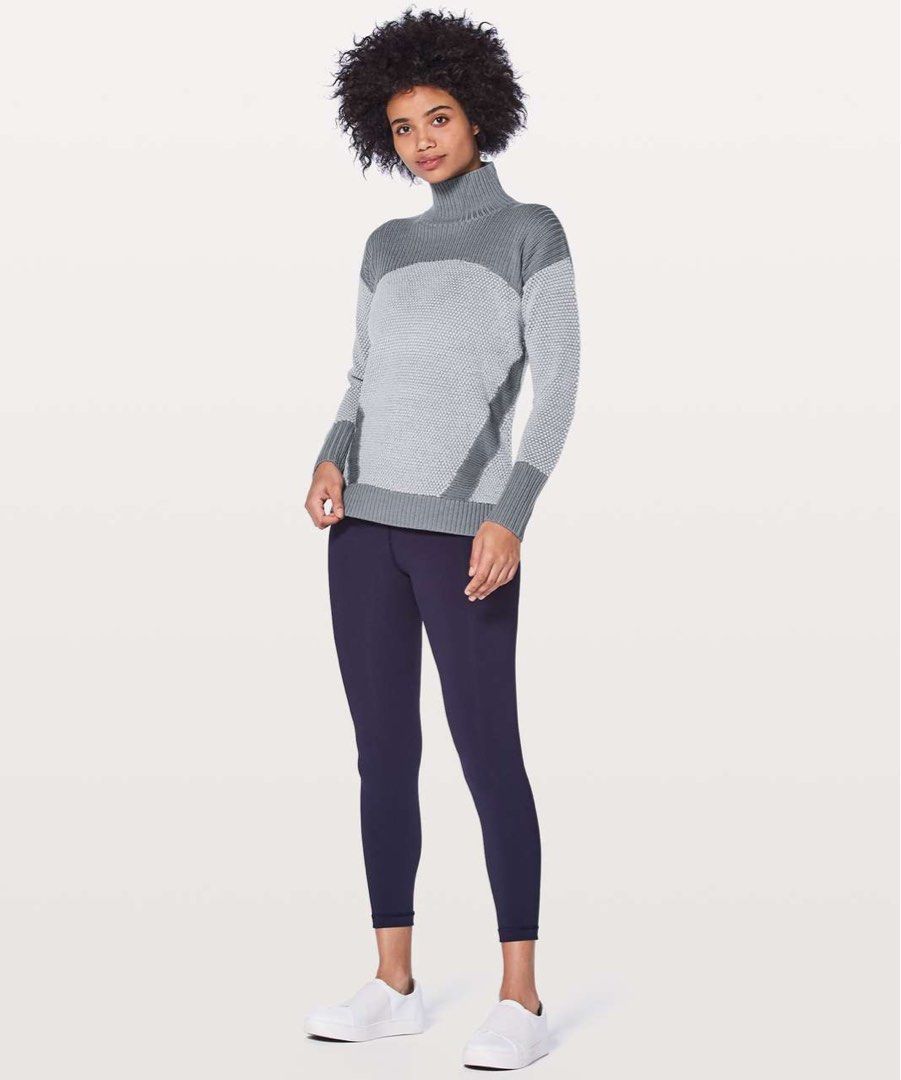 Lululemon 🍋Warm & Restore Sweater (Category: Activewear) located in Taguig. Submitted by greenfuzz (Listing ID 1387869266, Image 2). Description: A wool sweater that’s machine washable? It’s true. This relaxed-fitting turtleneck sweater is a smart layer you can throw on before or after class, and then throw into the wash. Merino Wool fabric is soft and naturally temperature regulating. merino wool Sweat-wicking Merino Wool is soft, naturally ins