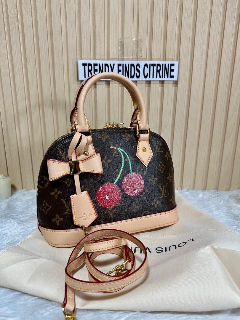 LV alma Bb murakami cherry (Category: Luxury Bags & Wallets) located in Manila. Submitted by trendyfindscitrine (Listing ID 1387812672, Image 3). Description: Actual photo OG leather Pick up ok.
