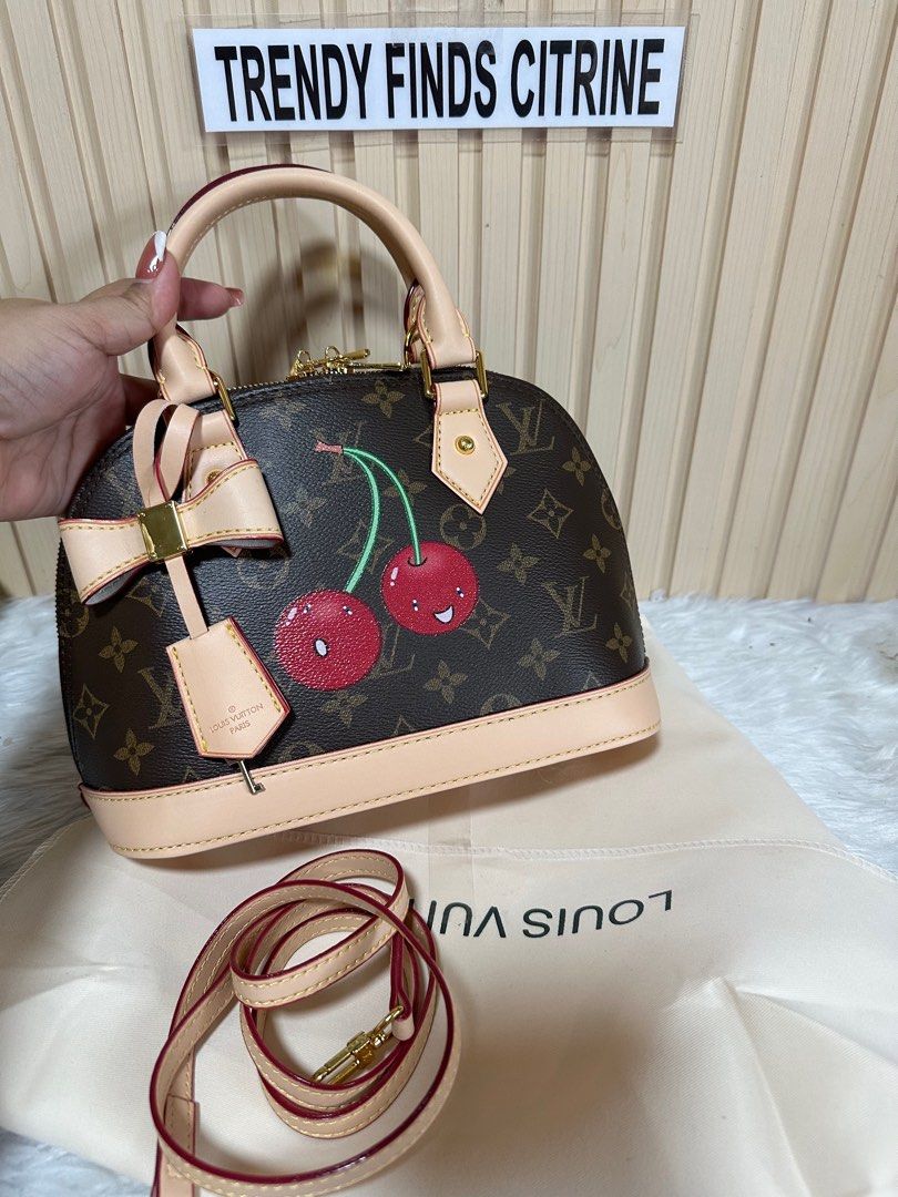 LV alma Bb murakami cherry (Category: Luxury Bags & Wallets) located in Manila. Submitted by trendyfindscitrine (Listing ID 1387812672, Image 2). Description: Actual photo OG leather Pick up ok.