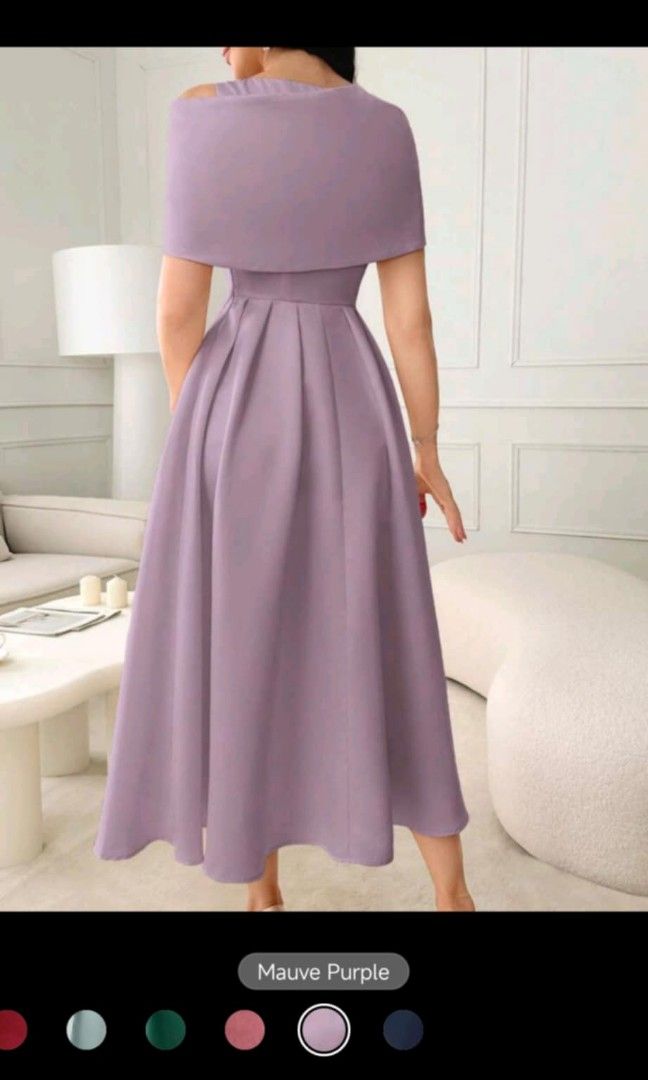 Mauve Purple Dress (Category: Evening dresses & gowns) located in Caloocan City. Submitted by marukochaaaaan (Listing ID 1387894483, Image 1). Description: Used only once Height reference 5'3 Mauve Purple color Perfect for an evening gown, or special events.