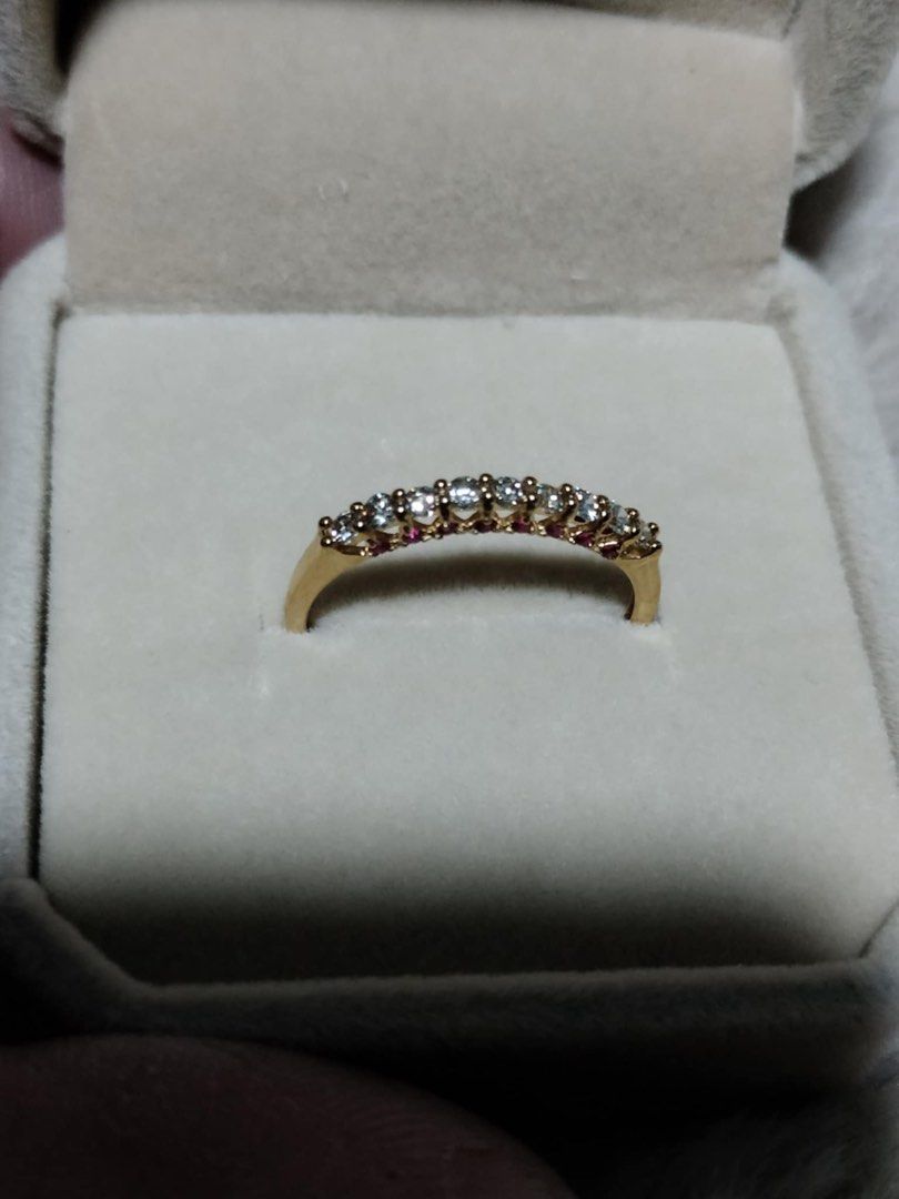 natural diamond ring with ruby (Category: Rings) located in Cavite. Submitted by beamitch (Listing ID 1387894289, Image 2). Description: 100% natural diamonds comes with certificate free sf tru lbc size 7 only.