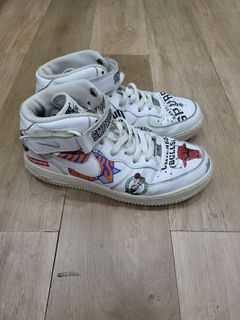 Supreme X 'air Force High Red Af1 Supreme Dijual Sneakers