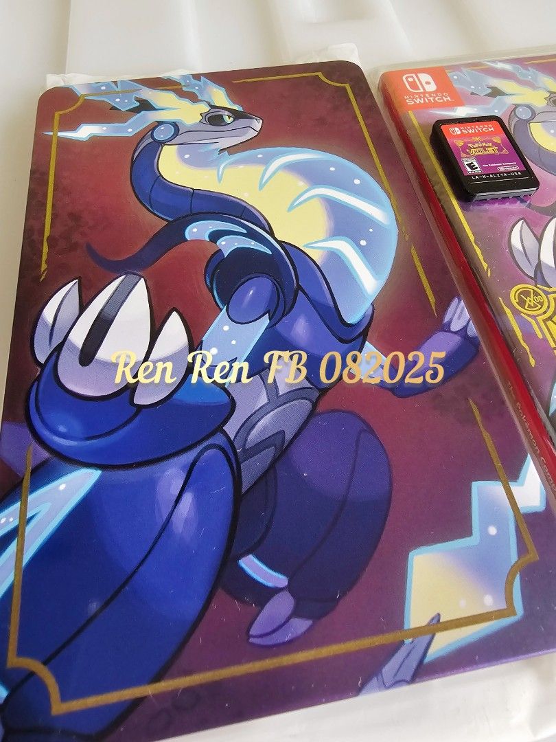 NS Pokemon Violet with Steelbook case (Category: Nintendo) located in Valenzuela. Submitted by richard_0888 (Listing ID 1387815893, Image 2). Description: ✅ LBC nationwide delivery now available ✅ ❗️Nintendo Switch Games for Sale❗️ 💿 Pokemon Violet 🕹 with Steelbook case pre-oder ✅ ️Mint condition - barely used 💵 Php 3000 + sf 🏦 MOP: Maya, BPI, bank transfer 📍 Shipping location - Valenzuela City 🏍 MOD - Grab Express/Lalamove (sdd) 🤝 Meet up