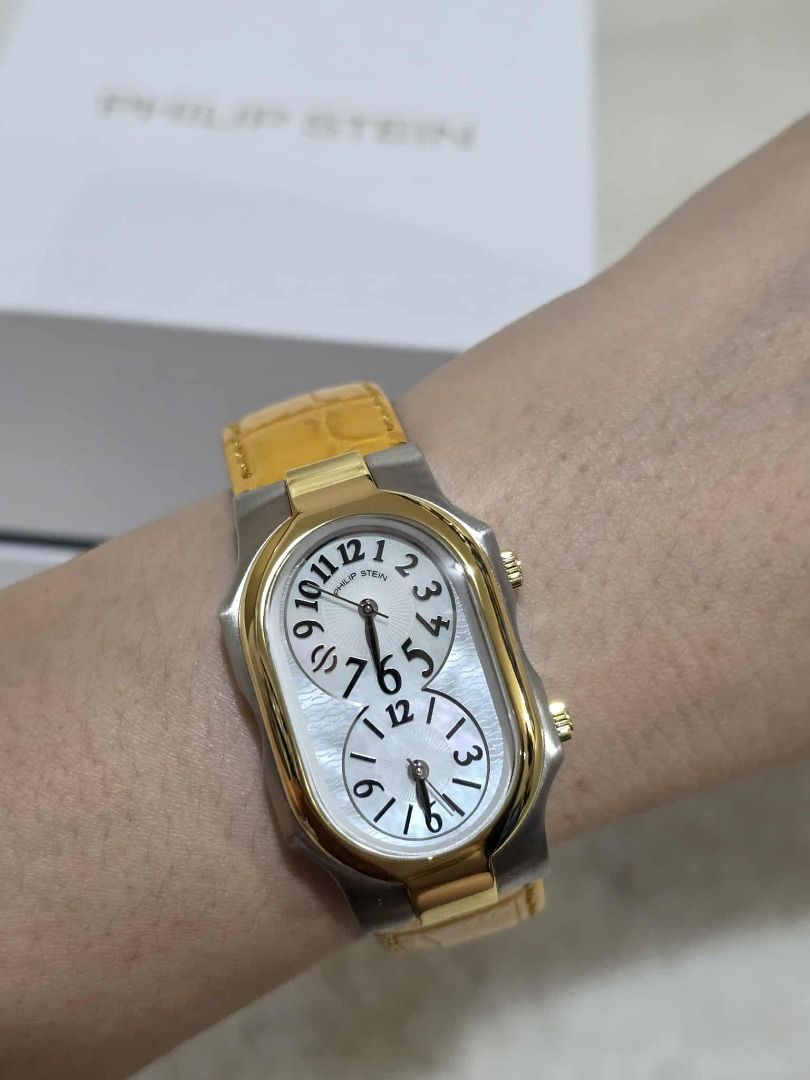 ORIGINAL Philip Stein Watch Small (Category: Women's Watches) located in Manila. Submitted by leilarin28 (Listing ID 1387757946, Image 1). Description: New Arrival!!!! PHP: 24,990 ONLY 101% ORIGINAL US BOUGHT Philip Stein Small Two toned Mother of pearl face Onhand and ready to ship MONEY BACK IF PROVEN FAKE!! Disclaimer: We are not affiliated with any of the brands featured in this page. Copyrights and registered trademarks are reserved to the b