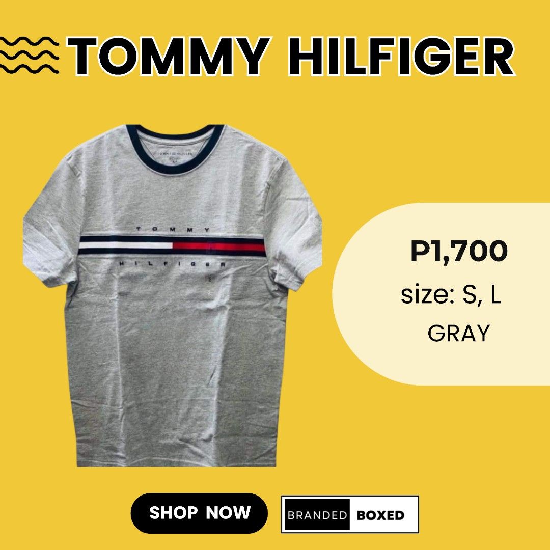 Original Tommy Hilfiger Mens TShirt (Category: Tshirts & Polo Shirts ) located in Kalibo. Submitted by brandedboxedph (Listing ID 1387801478, Image 1). Description: 🔥SALE! ✨ Authentic Tommy Hilfiger Men's T-Shirt – straight from Canada! ✔ Comfortable & breathable – perfect for daily wear ✔ Classic fit for men ✔ Available in sizes: SMALL, LARGEl ✔ FIT : Regular Fit ✔ Limited stocks – once sold out, no restock! Perfect for: 👉 Casual wear 👉 Stree