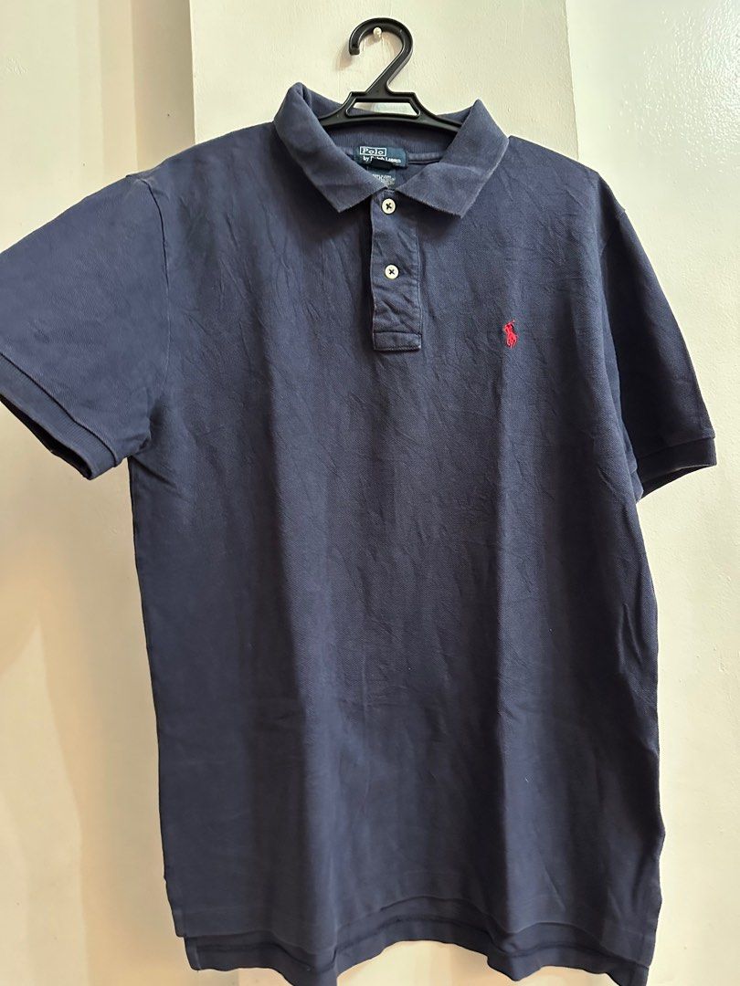 P O L O shirt, blue (Category: Tshirts & Polo Shirts ) located in Manila. Submitted by hey_ole1 (Listing ID 1387826194, Image 2). Description: Large (14-16) See pictures for the condition Bawal sa maselan 📌Payment first thru Gcash BDO BPI 🚜Shipping fee c/o buyer (Lala Move) 📍Prefers Metro Manila buyers 📍Location: Marikina.