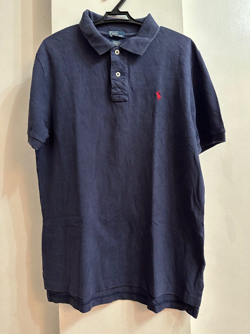 P O L O shirt, blue (Category: Tshirts & Polo Shirts ) located in Manila. Submitted by hey_ole1 (Listing ID 1387826194, Image 1). Description: Large (14-16) See pictures for the condition Bawal sa maselan 📌Payment first thru Gcash BDO BPI 🚜Shipping fee c/o buyer (Lala Move) 📍Prefers Metro Manila buyers 📍Location: Marikina.