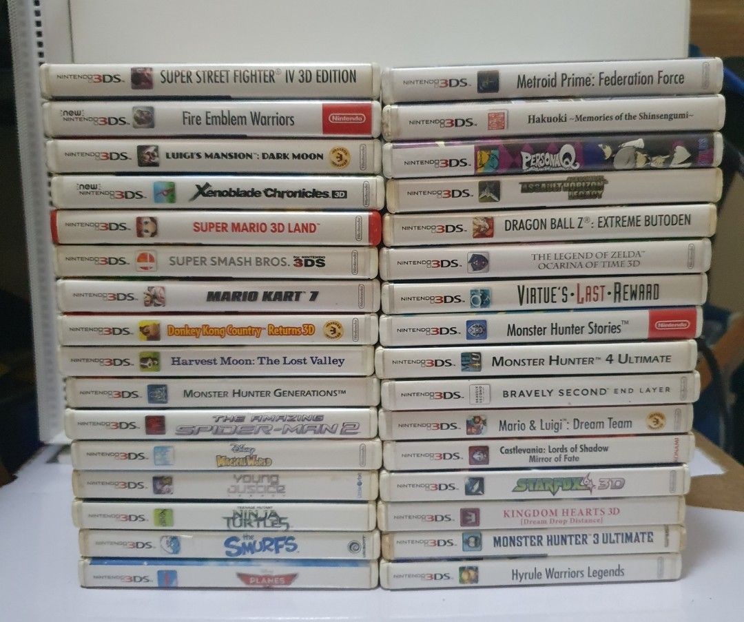 Selling 30+ Nintendo Pokemon 3DS Videogames (Category: Nintendo) located in Quezon City. Submitted by itemsforadoption (Listing ID 1387920424, Image 1). Description: Rfs: Its 2025! Happy New Year! Hoping you have a good year ahead of you! If you have questions feel free to send a message. Though I'll most likely be able to reply from 10am to 8pm. Please be patient and understanding. Decluttering games and items that I've picked up or for friends 