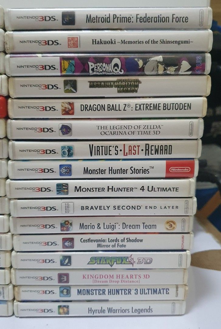 Selling 30+ Nintendo Pokemon 3DS Videogames (Category: Nintendo) located in Quezon City. Submitted by itemsforadoption (Listing ID 1387920424, Image 3). Description: Rfs: Its 2025! Happy New Year! Hoping you have a good year ahead of you! If you have questions feel free to send a message. Though I'll most likely be able to reply from 10am to 8pm. Please be patient and understanding. Decluttering games and items that I've picked up or for friends 