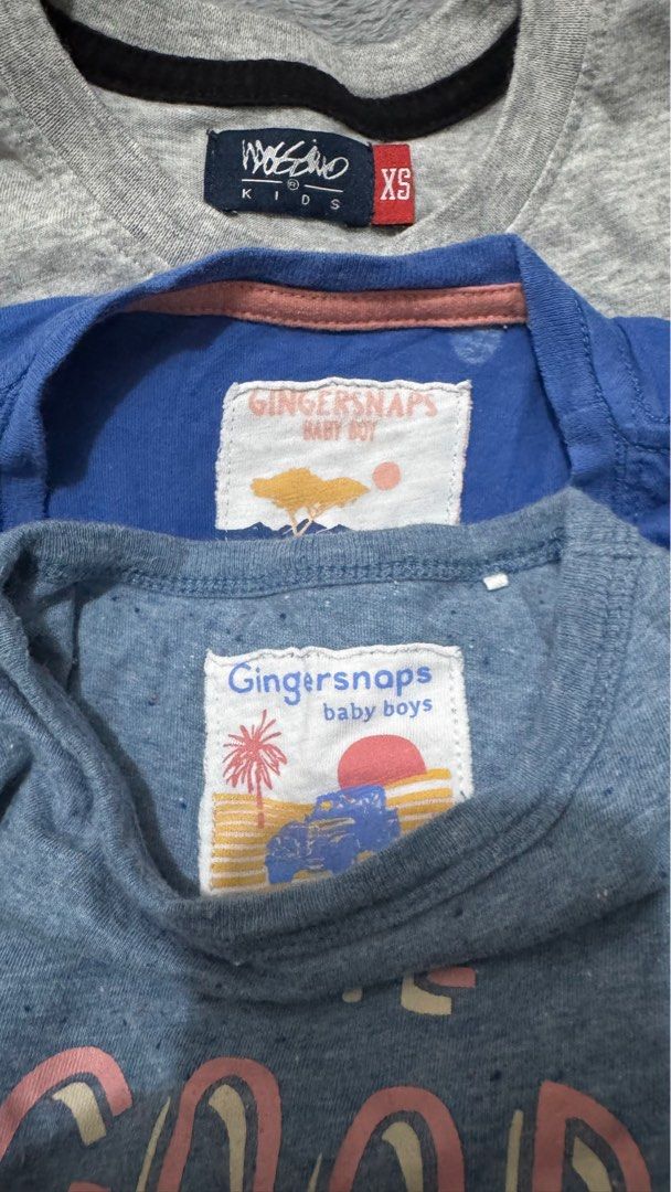 Set Tshirt for toddler 1-2 yrs old (Category: Babies & Kids Fashion) located in Marikina City. Submitted by gisellexx (Listing ID 1387868211, Image 2). Description: Set tshirt Mossimo XS 2 gingersnaps.