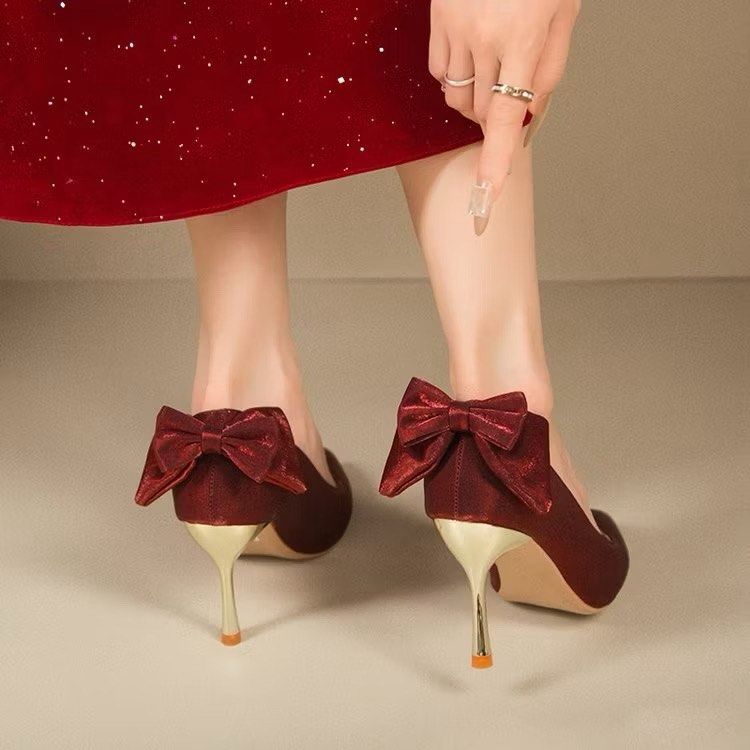 Size 8 High heel pointed stiletto sandal (Category: Heels) located in Mabinay. Submitted by pearldawn (Listing ID 1387904654, Image 3). Description: Brandnewww Never been used No box Heel height 8cm Size 8 (24.5) .