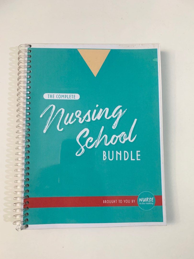 The Complete Nursing School Bundle (Category: Textbooks) located in Cagayan de Oro. Submitted by angelune (Listing ID 1387884515, Image 1). Description: 💉📚 Complete Nursing School Bundle – The Ultimate Study Companion for Nursing Students! Are you a nursing student struggling to keep up with endless lectures, notes, and exams? This Complete Nursing School Bundle is your go-to resource for mastering essential nursing concepts with well-organized