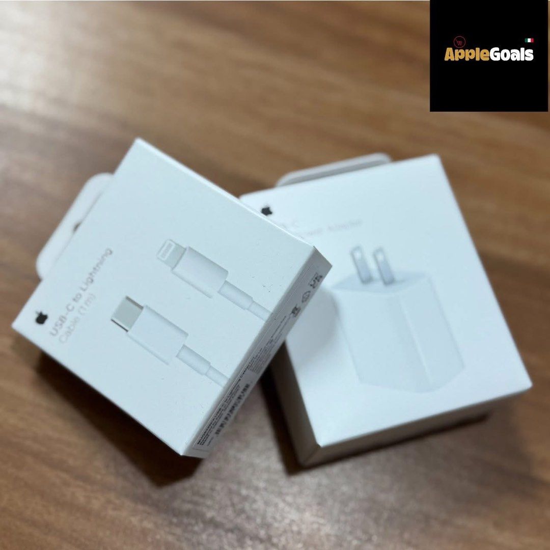 USB-C To Lightning And 20W Power Adapter Set (Category: Chargers) located in Manila. Submitted by mercedgret74092 (Listing ID 1387894973, Image 2). Description: Pm me.