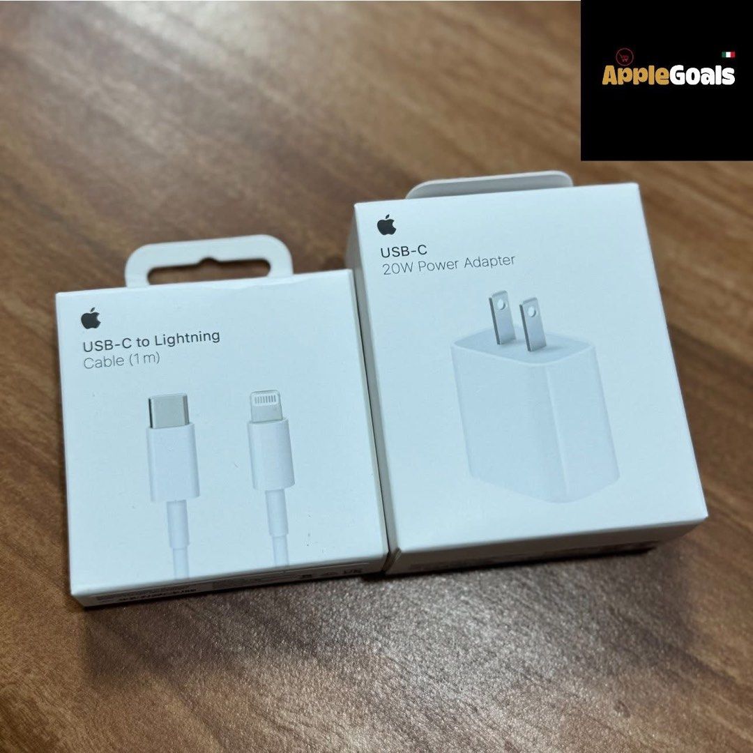 USB-C To Lightning And 20W Power Adapter Set (Category: Chargers) located in Manila. Submitted by mercedgret74092 (Listing ID 1387894973, Image 1). Description: Pm me.