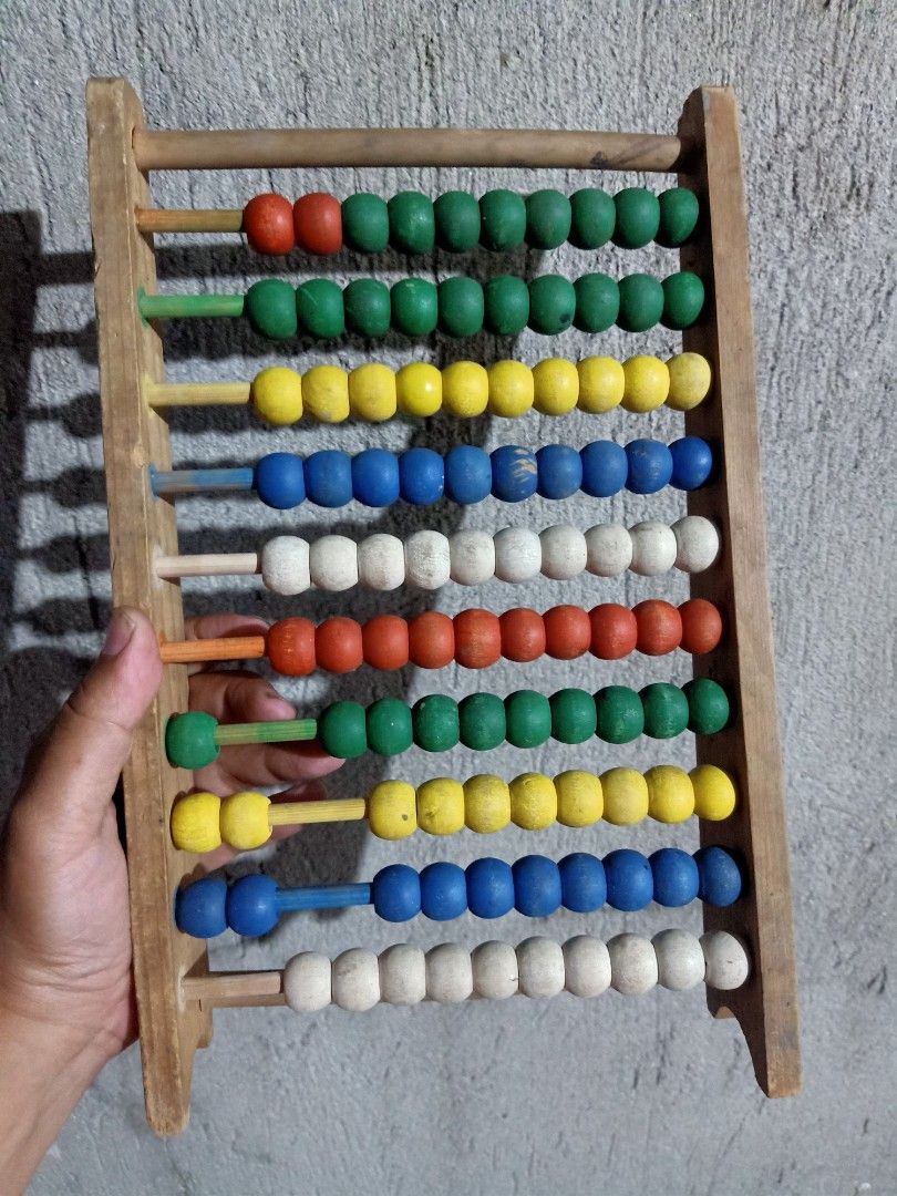 Vintage wooden abacus (Category: Educational & Learning Toys) located in Las Pinas. Submitted by the_recycle_shop (Listing ID 1387884728, Image 1). Description: Good condition.