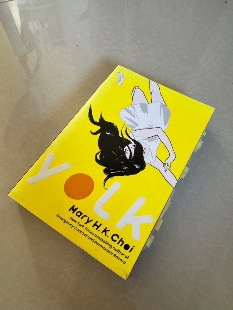Yolk (Mary H.K choi) (Category: Storybooks) located in Tarlac. Submitted by ignaciocha729 (Listing ID 1387827226, Image 1). Description: With highlights but no writings (Will remove tabs before ship-out) .
