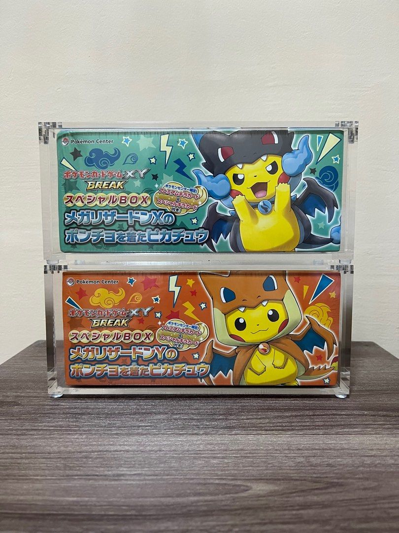 Japan Pokémon Center Limited XY Break Mega Charizard X Y Poncho