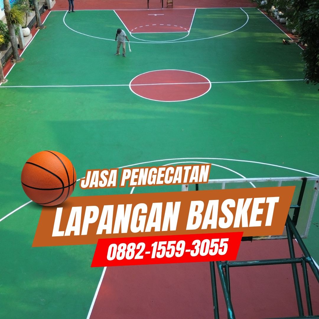 0882-1559-3055 jasa cat lapangan basket futsal badminton Slawi