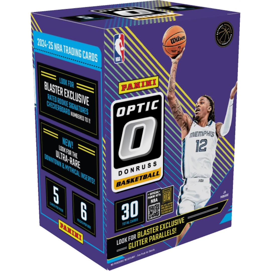 【新貨上架】2024 - 25 Donruss Optic NBA籃球 收藏卡牌 (手雷版) 2024 - 25 Donruss Optic ...