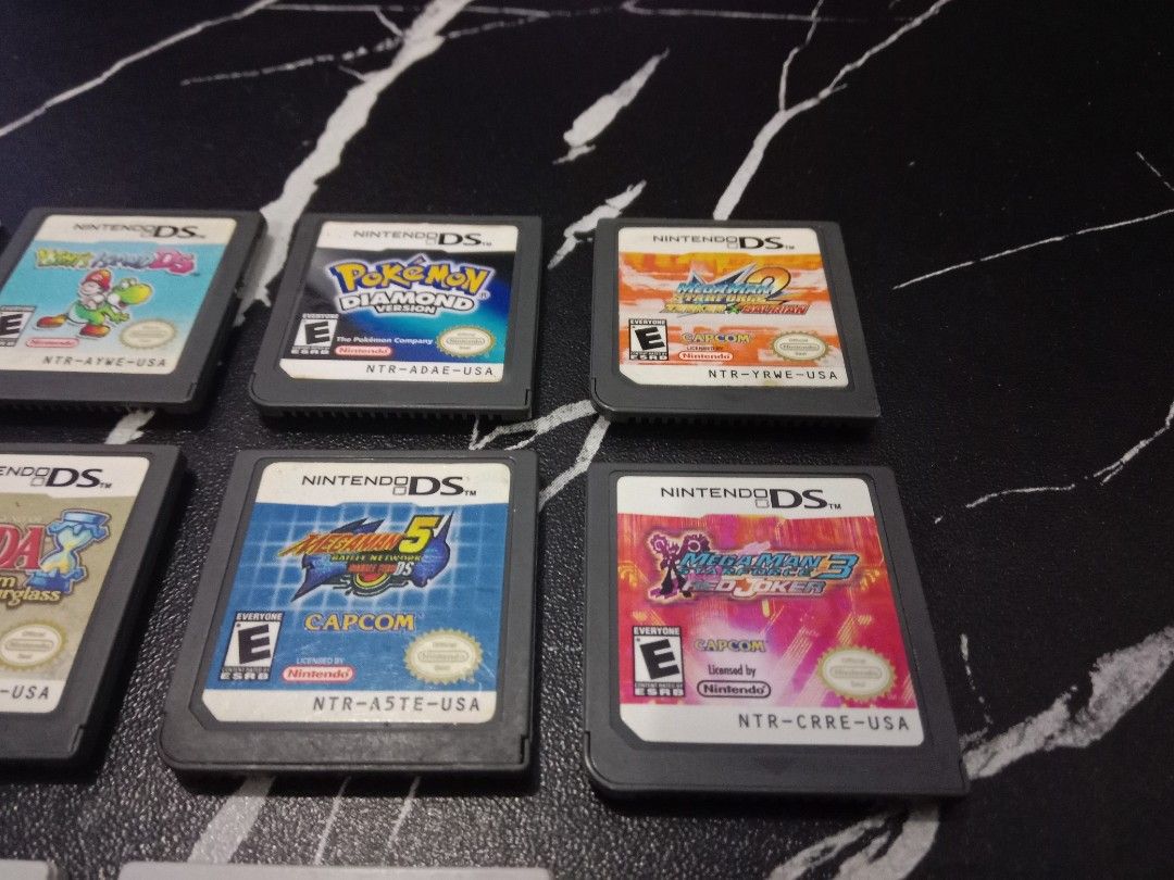 3DS AND DS CART GAMES (Category: Nintendo) located in Quezon City. Submitted by rgsph140 (Listing ID 1387979295, Image 3). Description: For Sale 🎮 All Used Items ! All Working Tested 💯 Item Description: 3DS and DS Cart Games DS: Sold-Pokemon Diamond (USA) 800-Yoshi Island Ds (USA) Sold-The Legend Of Zelda Phantom Hourglass (USA) Sold-Megaman Starforce Red Joker (USA) 1800-Megaman Starforce Zerker x Saurian (USA) Sold-Megaman Battle Network Doub