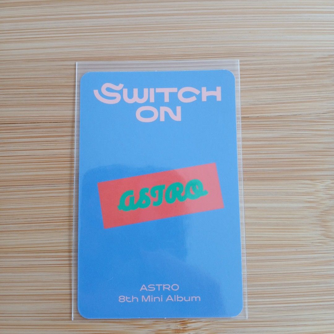 ASTRO Switch On Official Cha Eun Woo Photocard (Category: K-Wave Merchandise) located in Quezon City. Submitted by .ellierine. (Listing ID 1388007798, Image 2). Description: ASTRO Switch On Official Cha Eun Woo Photocard (Onhand and Ready to Ship) - In mint condition. With card sleeve - WYSIWYG - No lower price. Price is as is MOP: GCash / BPI / MAYA MOD (📍Quezon City, Metro Manila): - J&T - SDD to be booked by customer (i.e.: Grab/Lalamove/etc.