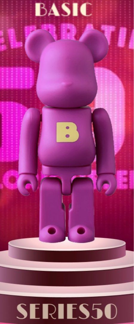 Bearbrick Serie 50 - Basic 100%, Hobbies & Toys, Toys & Games on Carousell