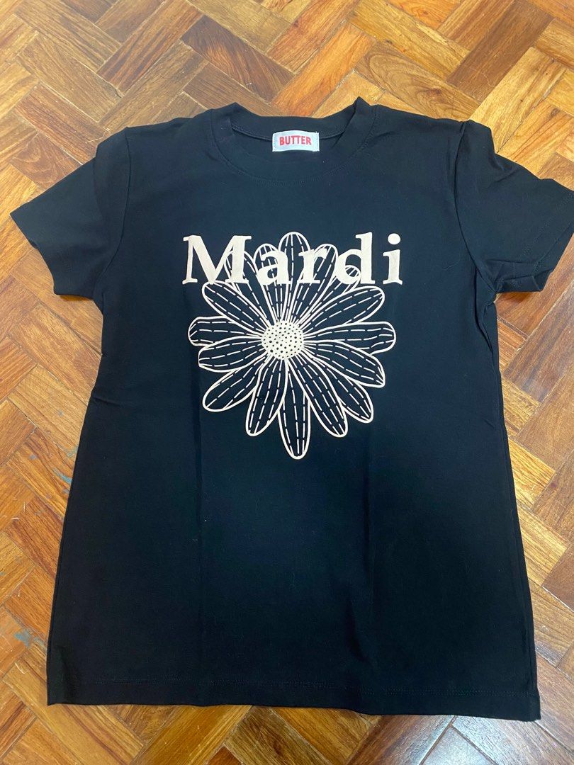 BKK Mardi black shirt (Category: Shirts) located in Manila. Submitted by makeupduty (Listing ID 1388002636, Image 1). Description: 📌 Free size 📌 Stretch material; Fits Small-Large 📌 Used 2x MOP: Gcash or BDO only MOD: Lalamove/Grab (booked buy the buyer) Location: QC (FEU Diliman, Don Antonio, Commonwealth).