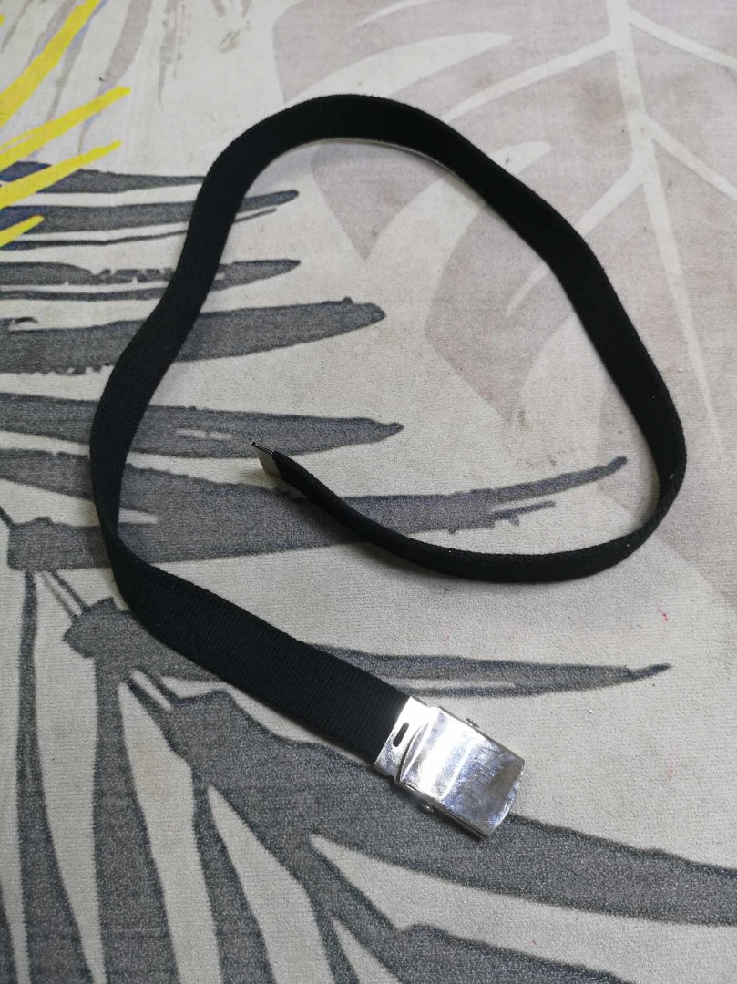 Black Box Frame Type Buckle Military Belt, Men's Fashion, Watches ...