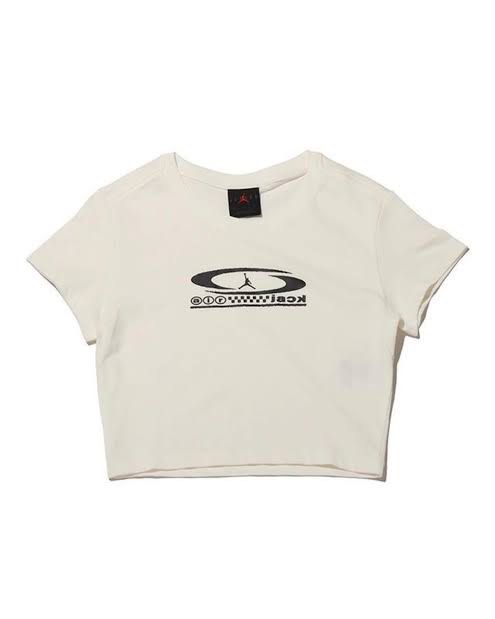 Cactus Jack x Air Jordan croptop (Category: Shirts) located in Quezon City. Submitted by apujooz (Listing ID 1387941630, Image 3). Description: Used twice only Good condition😙👌 Street style.