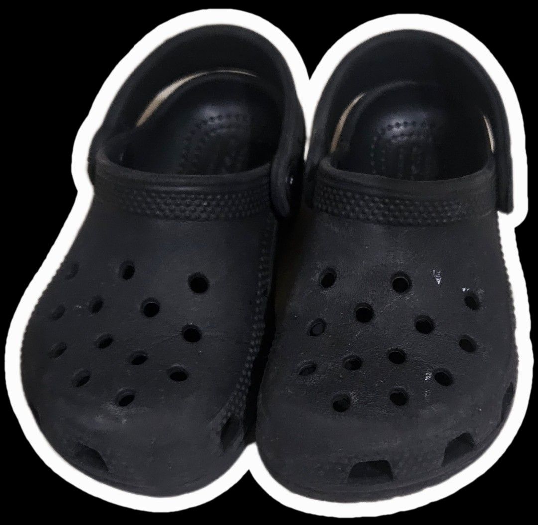 Crocs Toddler Classic Clog (Category: Babies & Kids Fashion) located in Makati City. Submitted by xzyche (Listing ID 1388088145, Image 2). Description: 2 pairs - 1 with glow in the dark design and jibbitz - 1 plain P500 each Size: C8, 14.9cm Space, Planets MOP: gcash, bank transfer.