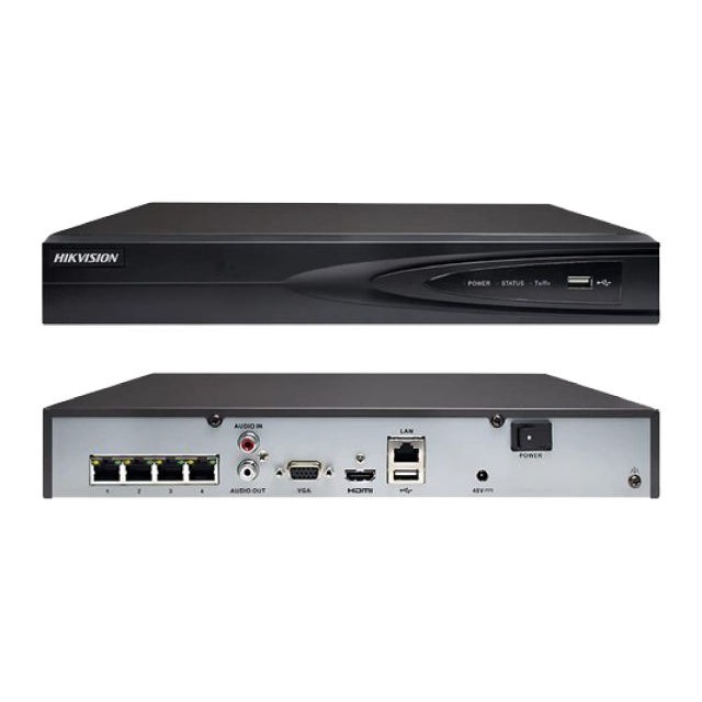 DS-7604NI-Q1/4P Hikvision NVR 4 POE channel CCTV(Please read ...
