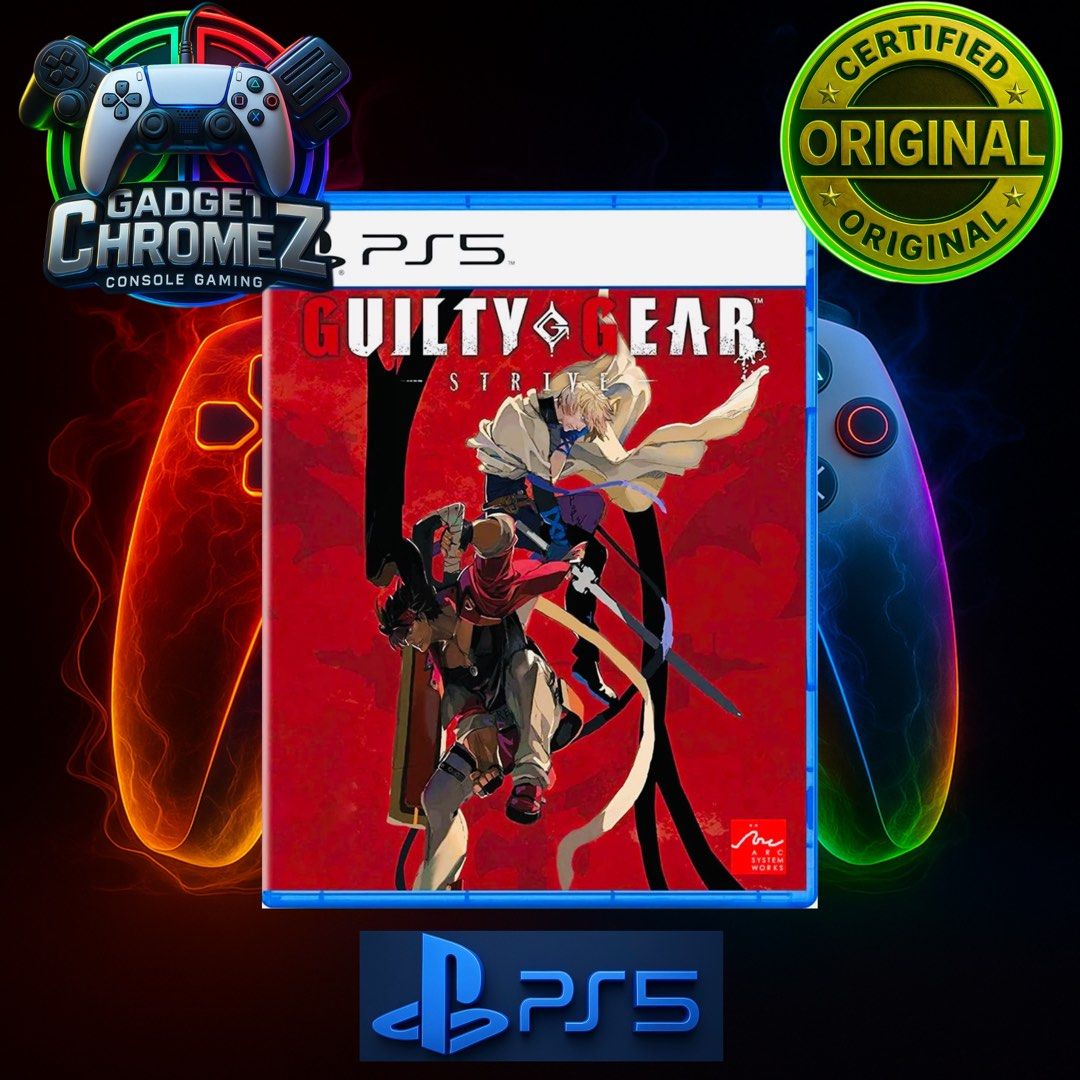 Guilty Gear Strive | PS5 Game | BRANDNEW (Category: PlayStation) located in San Jose del Monte. Submitted by gadget_chromez (Listing ID 1387949087, Image 1). Description: GUILTY GEAR STRIVE BRANDNEW / SEALED Physical Game (Disc/Cart) Safely packed with 2 layers of thick bubble wrap for maximum protection upon shipping out..
