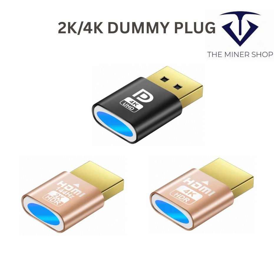 HDMI Dummy DP Dummy Display Dummy Plug Virtual Display Adapter HDMI ...