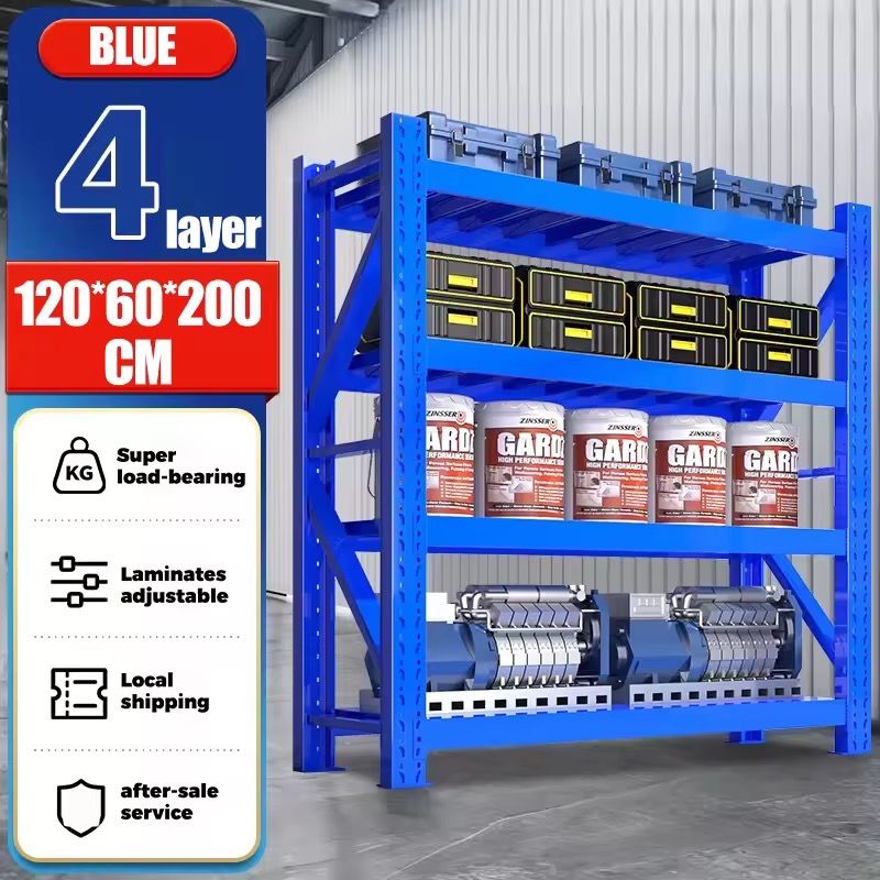 Heavy Duty Storage Rack | Industrial Garage Shelf Rack | High Load ...